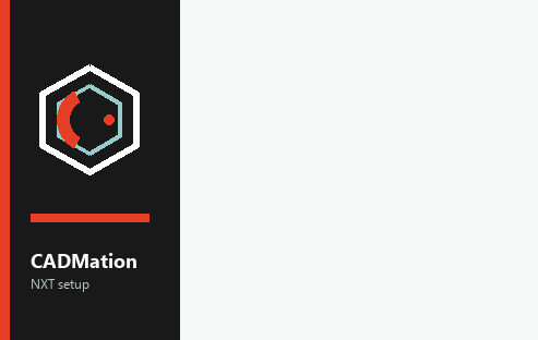 CADMation NXT installer dialog visual